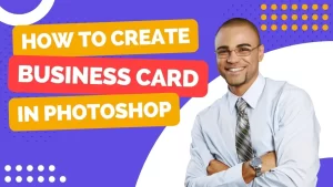 how to create a business card with Photoshop